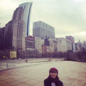 Knitted Sweater + Green Scarf